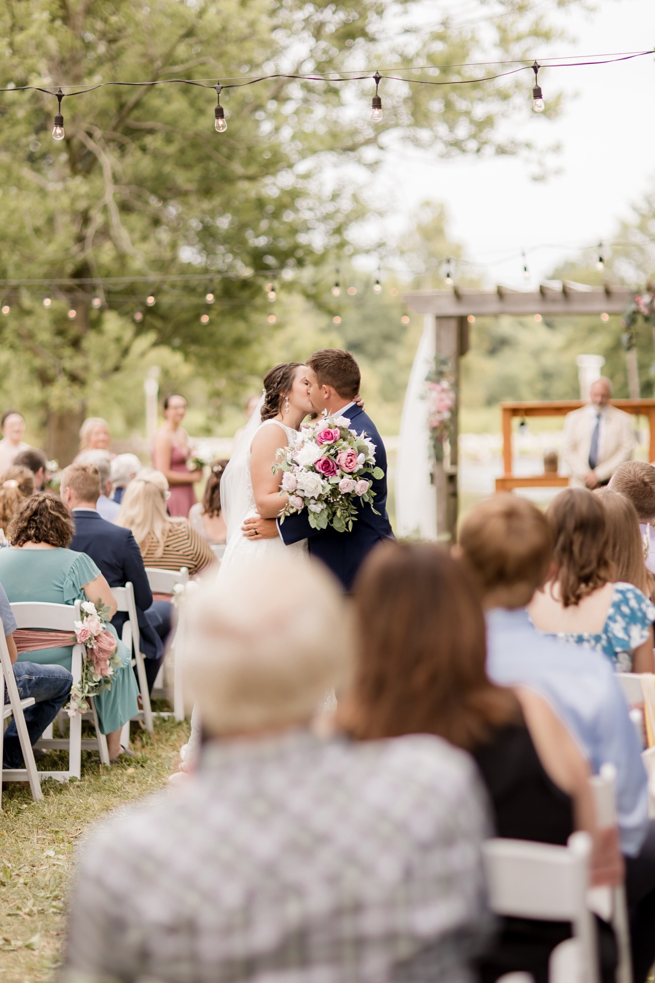 Jarrett and Naomi's wedding at Abram Farms, Spencer Indiana