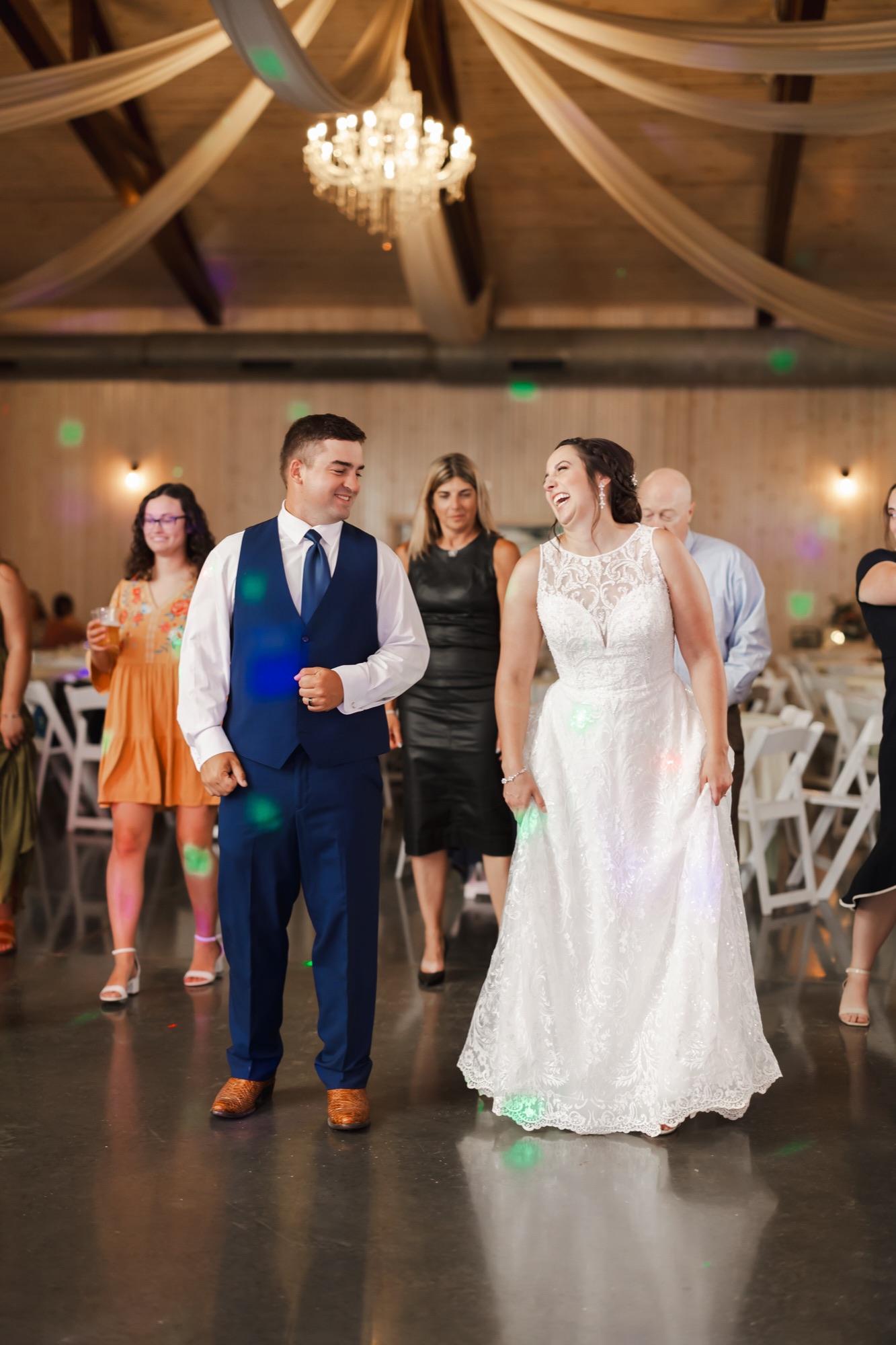 Jarrett and Naomi's wedding, send-off at Abram Farms