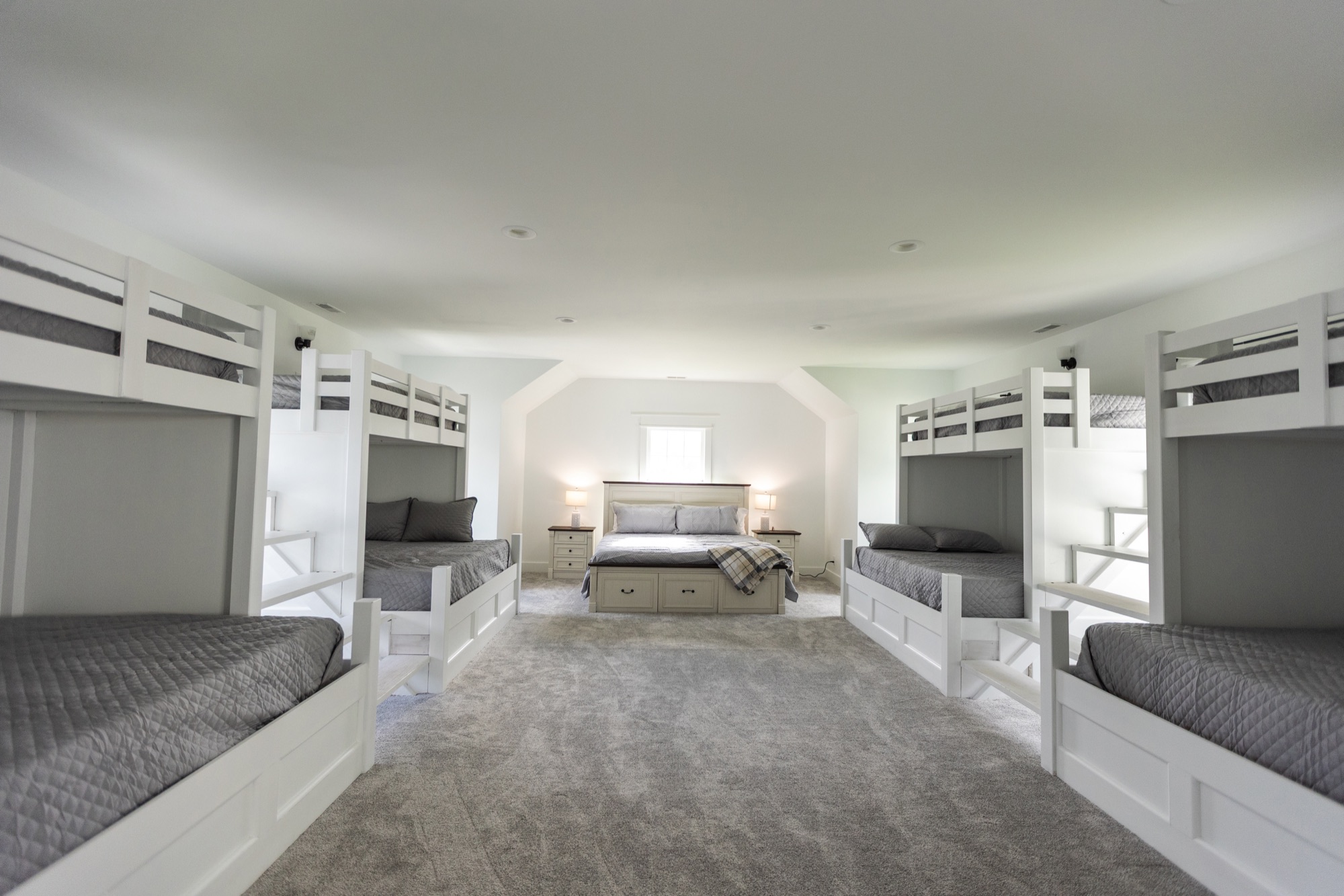 Bunk room at Lakeside Manor, sleeps the wedding party or extra guests