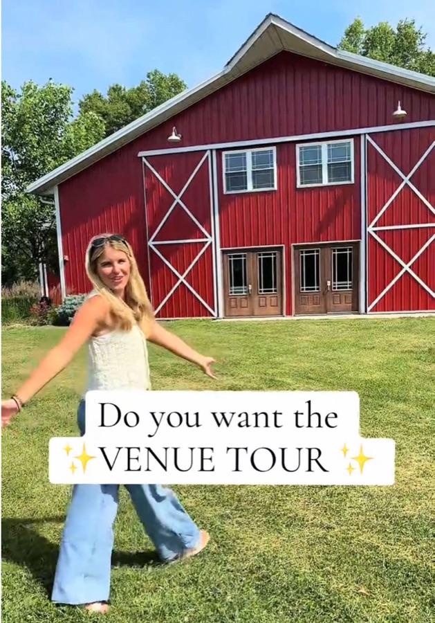 TikTok video from @abramfarmsindiana — your dream house wedding venue